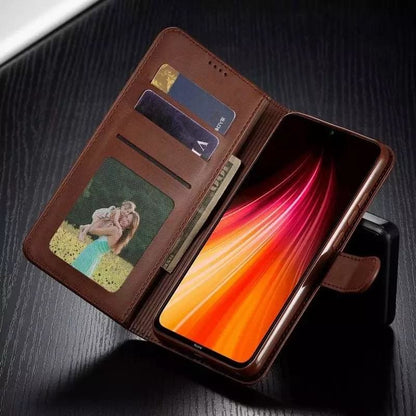 Brown 9eight5 phone case for Samsung Galaxy S10, featuring a sleek protective design with precise cutouts and durable material.