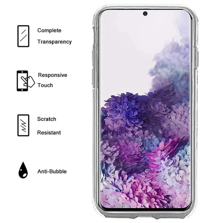 9eight5 phone case for Samsung Galaxy S10, front and back view showing protective design and stylish finish.