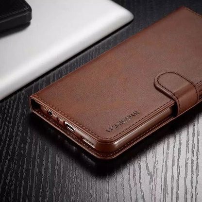 Brown 9eight5 phone case for Samsung Galaxy S10 Plus, showing a sleek protective cover with textured finish.