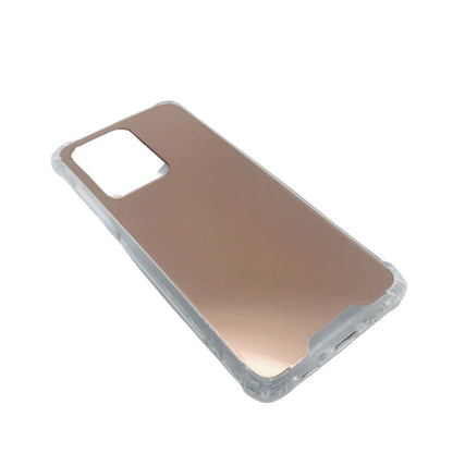 Gold mirror silicone phone case for Samsung Galaxy S20 Ultra by 9eight5, featuring a sleek, reflective surface and snug fit.