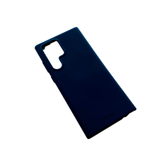 Black Goospery phone case for Samsung Galaxy S22 Ultra by 9eight5, featuring a slim protective cover with a smooth finish.