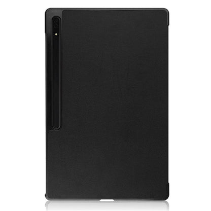 Black 9eight5 Samsung Galaxy Tab S8 Ultra 14.6” (2022) cover, protective case for X900/X906 model, with precise cutouts and slim design.