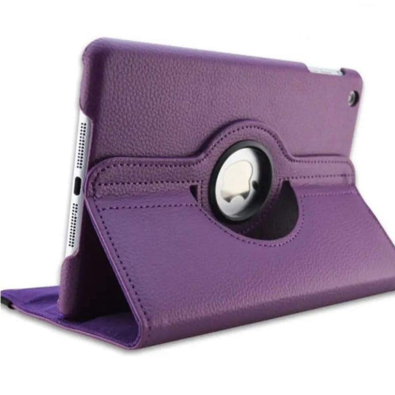Black 9eight5 full-body iPad case for 5th/6th gen 9.7-inch iPad Air and Air 2, showing the protective cover on the device.