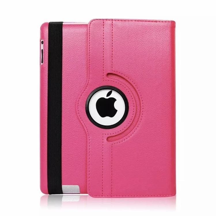 Black synthetic leather cover for iPad mini 4 and 5 by 9eight5, available in four colors, offers stylish protection for tablet.