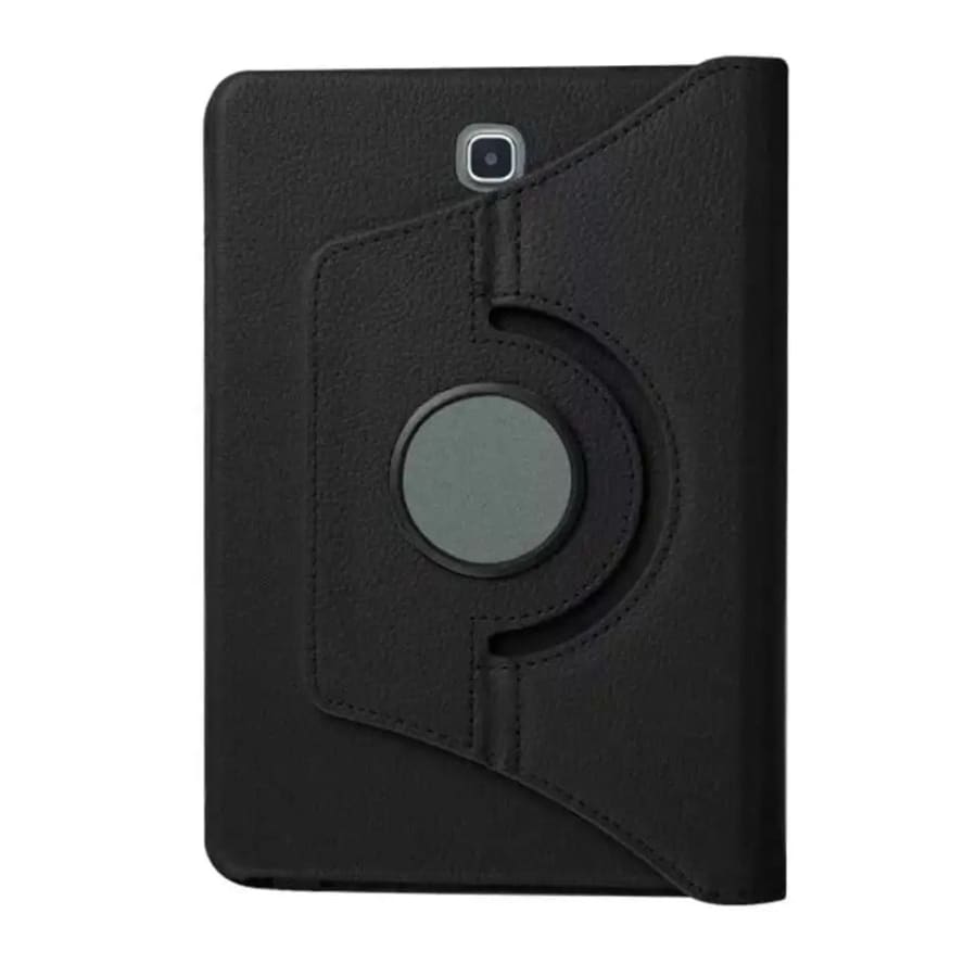 Black Samsung Galaxy Tab S2 8.0 inch tablet cover by 9eight5, designed for T710, T715, T719 models, available in two colors.