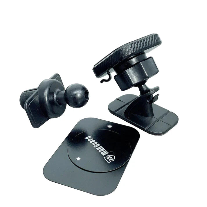 9eight5 Maxguard Car Bracket Car Holder M1 for phones and tablets, mounted on vehicle dashboard or air vent.