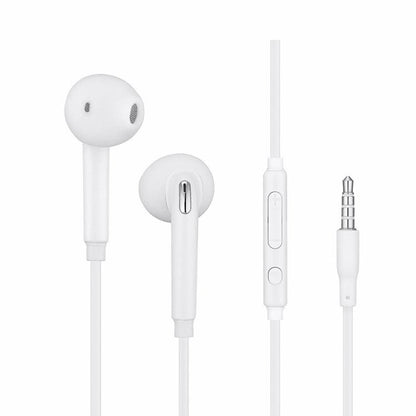 Wired earphones by 9eight5 for phones and tablets, with in-ear design and tangle-free cables for clear audio.