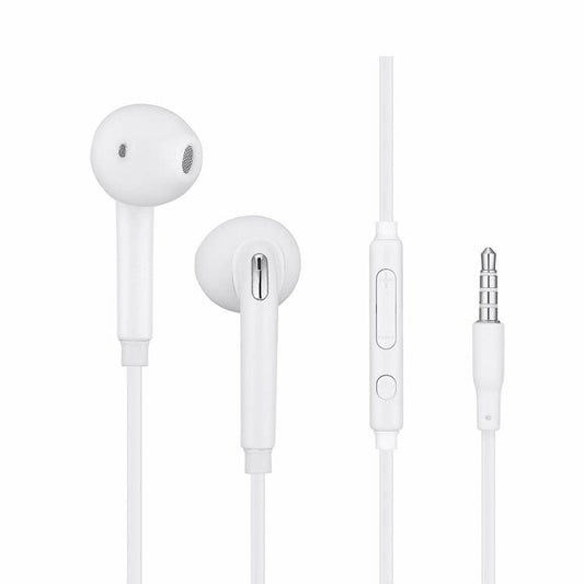 Wired earphones by 9eight5 for phones and tablets, with in-ear design and tangle-free cables for clear audio.