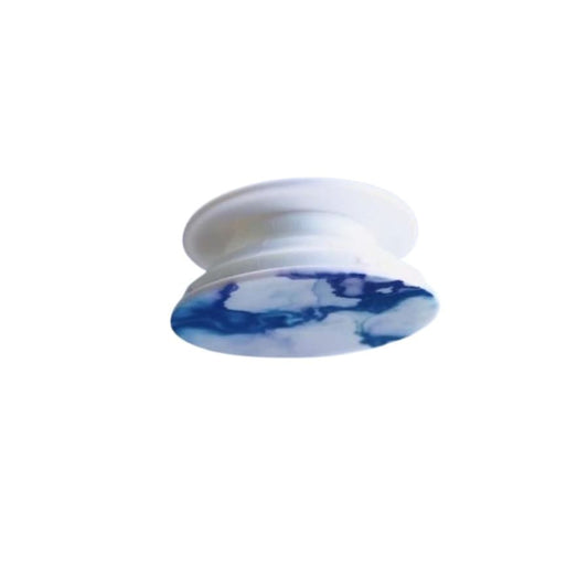 Blue expanding finger grip accessory for phones and tablets by 9eight5, providing secure handling and versatile use.