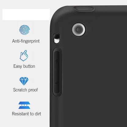 Black full body cover for iPad 7th, 8th, 9th generation 10.2” by 9eight5, designed to protect the entire device.