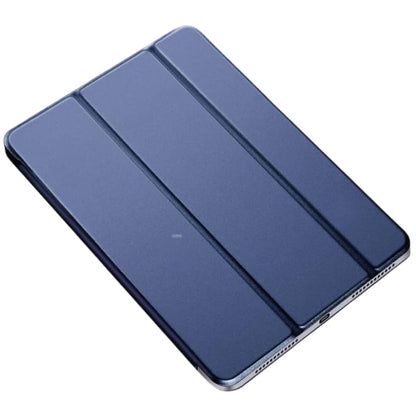 Blue full-body cover for iPad 7th, 8th, 9th generation 10.2-inch by 9eight5, showing protective tablet case with precise cutouts.