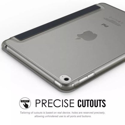 Blue full-body iPad cover for 7th to 9th generation 10.2-inch tablets by 9eight5, showing protective front and back design.