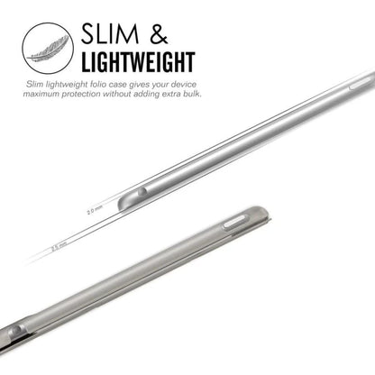 Blue full-body cover for iPad 7th, 8th, 9th generation 10.2-inch tablet from 9eight5, protects the entire device.