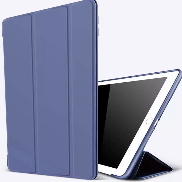 Navy blue full body cover for iPad 7th-9th generation 10.2-inch, by 9eight5, protecting the tablet with a sleek, durable design.