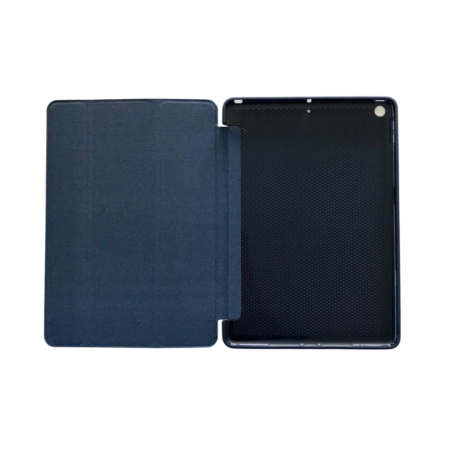 Navy blue full body cover for iPad 7th, 8th, 9th generation, 10.2-inch tablet from 9eight5 with protective design.