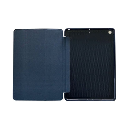 Navy blue full body cover for iPad 7th, 8th, 9th generation, 10.2-inch tablet from 9eight5 with protective design.