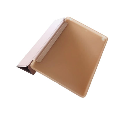 Rose gold full body cover for iPad 7th-9th generation, 10.2-inch, by 9eight5, showing protective case with precise cutouts.