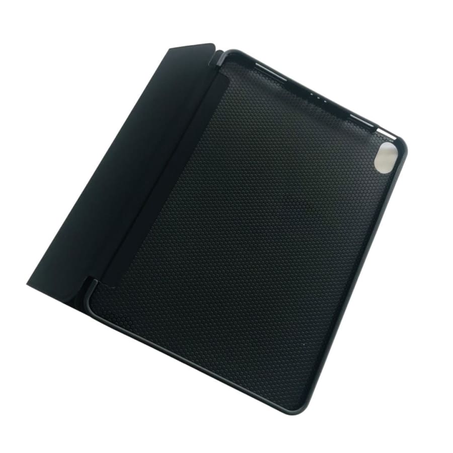 Black full body cover for iPad Air 4th and 5th generation, 10.9-inch by 9eight5, protecting the tablet from scratches and impacts.