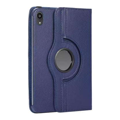 Navy iPad Mini 7th and 6th generation cover by 9eight5, designed for A17Pro models, showing the protective tablet case.