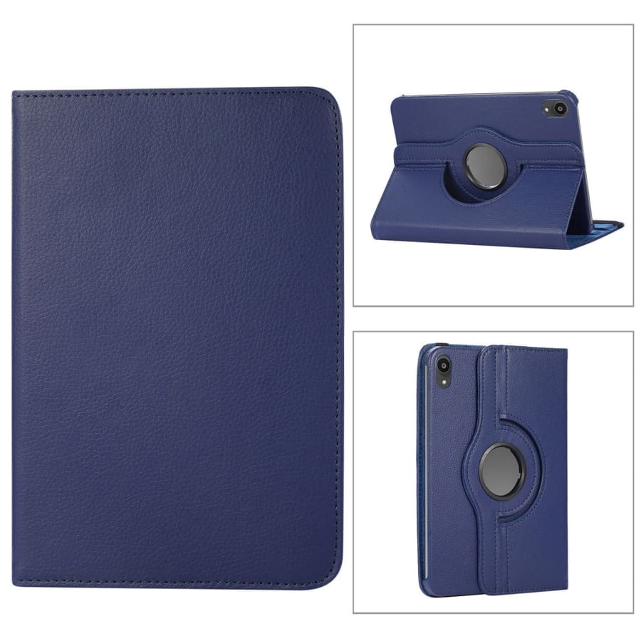Navy iPad mini cover for 7th and 6th gen with A17Pro chip by 9eight5, protective tablet accessory.