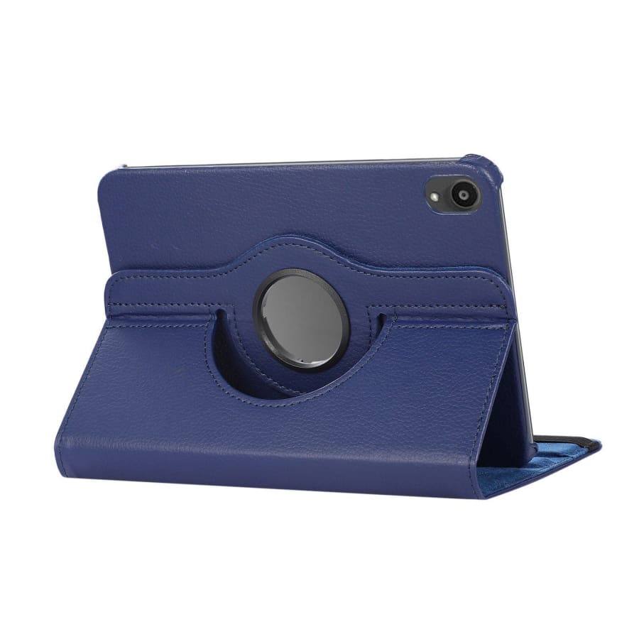 Navy iPad Mini cover by 9eight5 for 7th and 6th generation, made of durable material, fits the tablet securely.