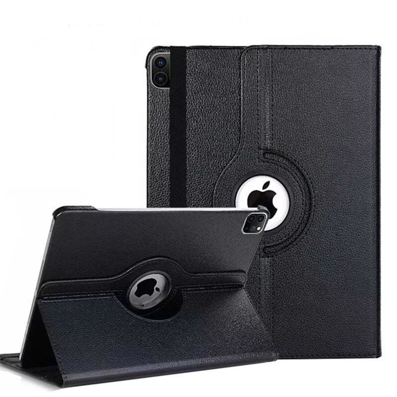 Black synthetic leather cover for iPad Pro 11-inch 2nd generation, by 9eight5, showing the protective tablet case.