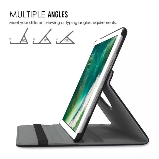 Black 9eight5 iPad Pro 11 cover for 4th and 3rd gen models, showing a sleek protective case with precise cutouts.