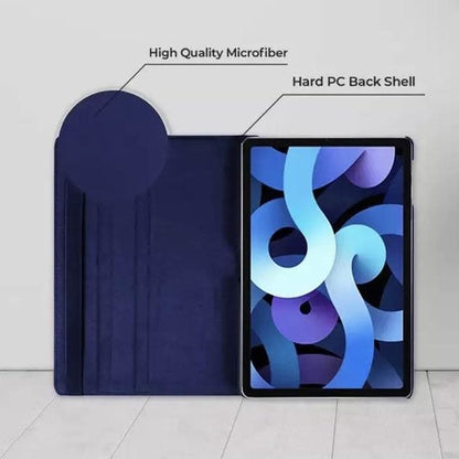 Navy protective cover for iPad Pro 11-inch 4th and 3rd generation by 9eight5, shown on an iPad.
