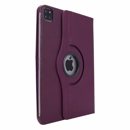 Purple 9eight5 iPad Pro 11-inch (M4) 2024 cover, protective tablet case with precise cutouts and stylish design.