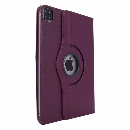 Purple 9eight5 iPad Pro 11-inch (M4) 2024 cover, protective tablet case with precise cutouts and stylish design.