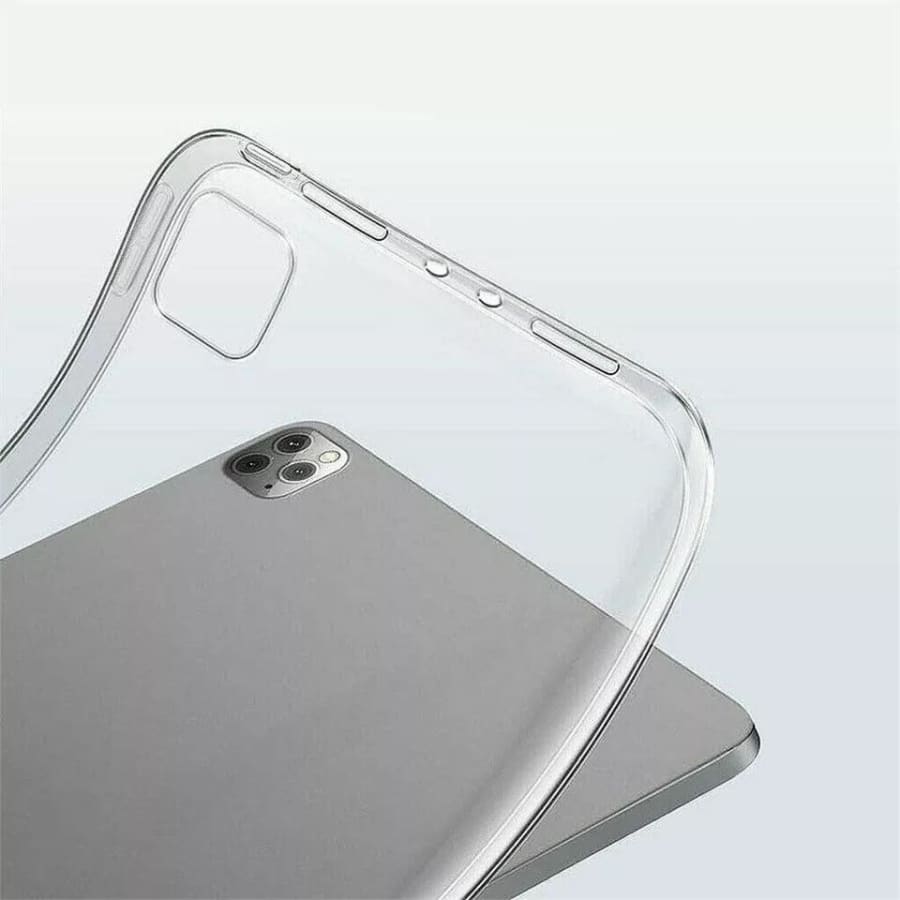 Clear stylish cover for iPad Pro 12.9-inch 4th gen from 2020 by 9eight5, showing the sleek transparent tablet case.