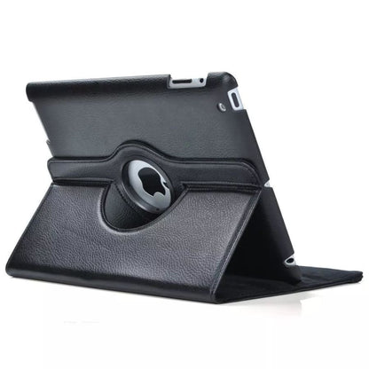 Black synthetic leather cover for iPad Pro 9.7-inch by 9eight5, designed as a protective tablet accessory.