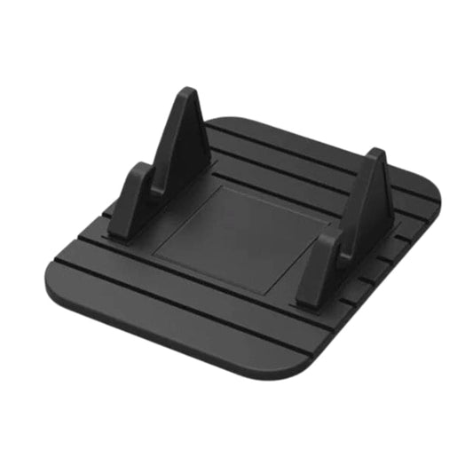 Adjustable 9eight5 mobile phone holder with flexible grip, designed for phones and tablets, shown mounted on a desk.