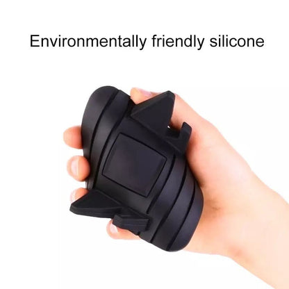 Adjustable mobile phone holder by 9eight5, versatile phone and tablet stand with flexible grip for hands-free use.