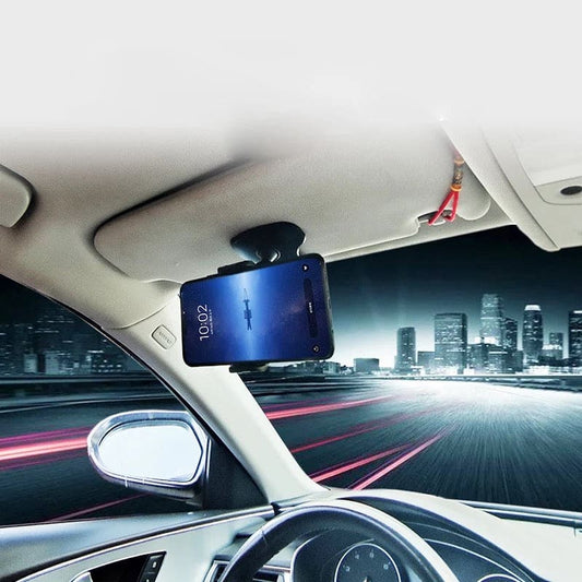 9eight5 dashboard hood phone holder for easy mounting on car dashboard, compatible with phones and tablets.