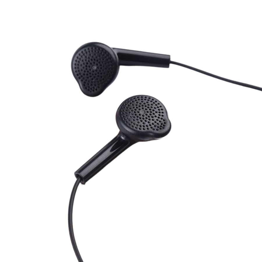Wired Samsung earphones by 9eight5 with in-ear design and 3.5mm headphone jack for phones and tablets.