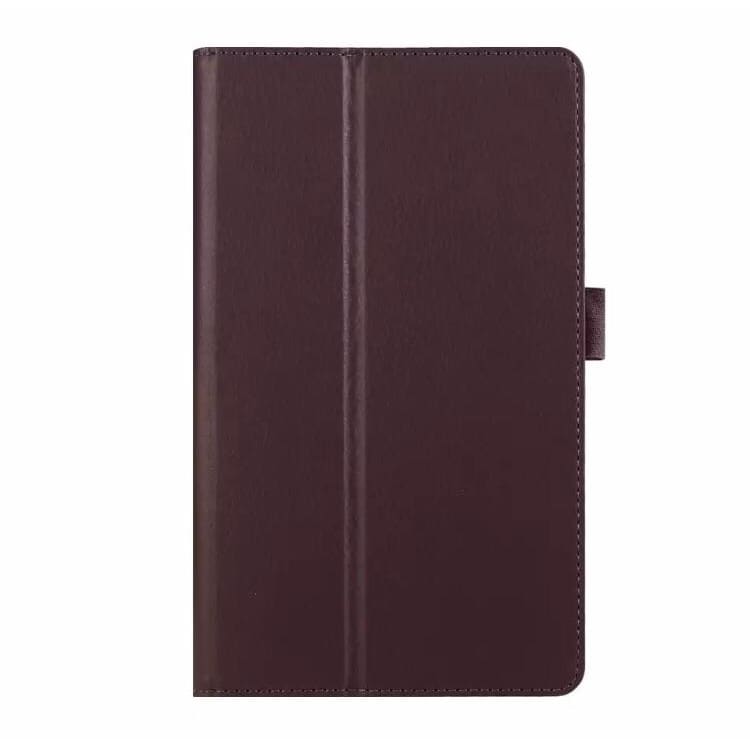 Brown full-body case for Samsung Galaxy Tab A 10.1” (2016) T580/T585, made by 9eight5, shown on a tablet.