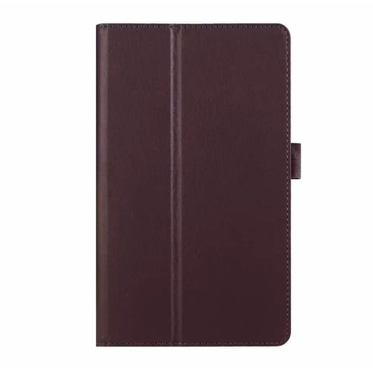 Brown full-body case for Samsung Galaxy Tab A 10.1” (2016) T580/T585, made by 9eight5, shown on a tablet.