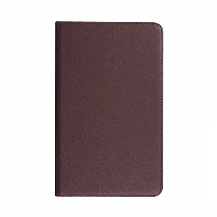 Brown synthetic leather cover for Samsung Galaxy Tab A 10.1” (2019) T510/T515, by 9eight5, showing the tablet with protective case.