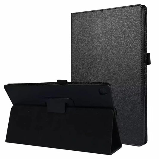 Black full-body protective cover for Samsung Galaxy Tab A7 10.4 inch (2020) T500/T505 by 9eight5, showing the tablet with the case on.