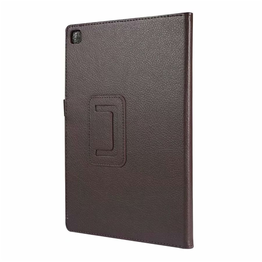 Brown full-body protective cover for Samsung Galaxy Tab A7 10.4” (2020) T500/T505 by 9eight5, showing the tablet with the cover on.