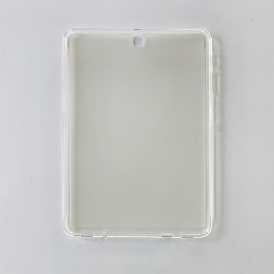 Clear protective cover for Samsung Galaxy Tab S2 9.7 inch T810/T815 by 9eight5, showing the transparent tablet case.