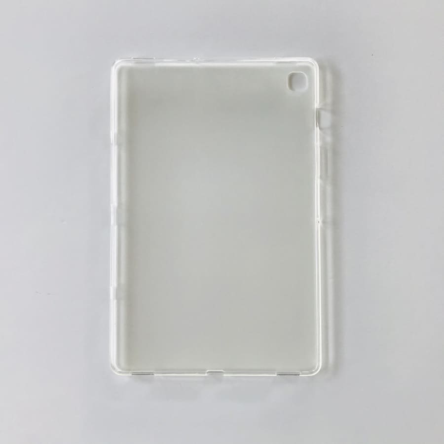 Clear silicone cover for Samsung Galaxy Tab S5e 10.5-inch tablet by 9eight5, showing the slim, flexible protective case.