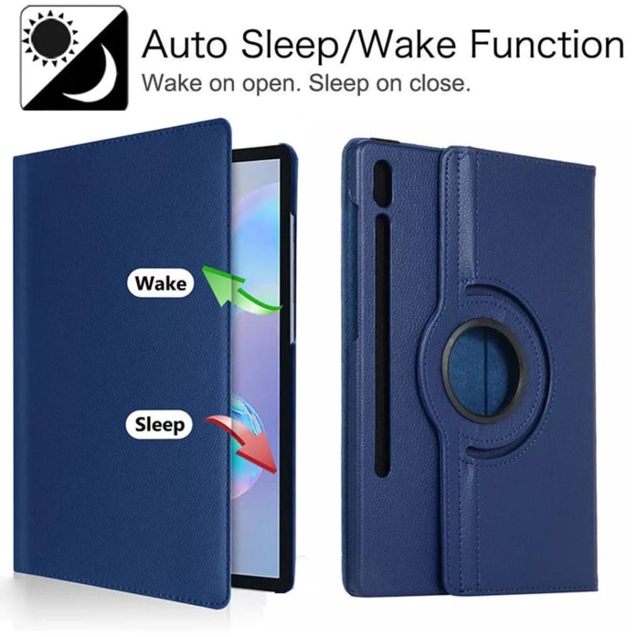 Navy protective cover for Samsung Galaxy Tab S8 Ultra 14.6-inch (2022), made by 9eight5, designed for model X900/X906.