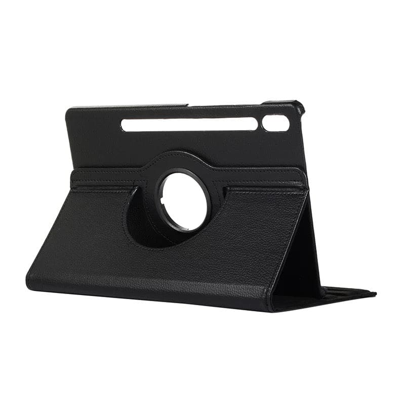 Black protective cover for Samsung Galaxy Tab S9 FE Plus 12.4-inch (2023), designed by 9eight5, showing the tablet with the cover fitted.