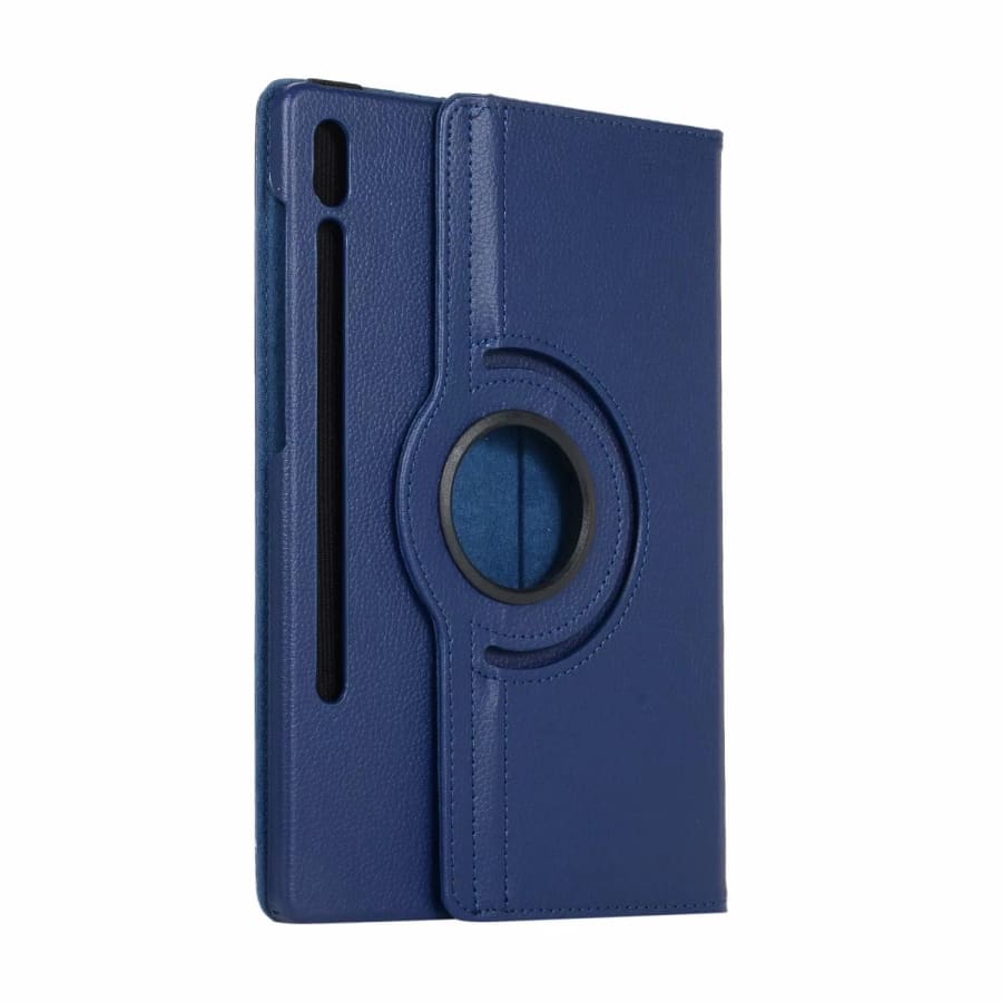 Navy blue 9eight5 Samsung Galaxy Tab S9 Plus 12.4” (2023) tablet cover with protective design and precise cutouts.