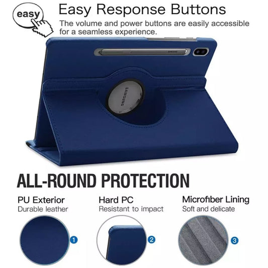 Navy-colored protective cover for Samsung Galaxy Tab S9 Ultra 14.6-inch (2023), made by 9eight5, designed for model X910/X916B.