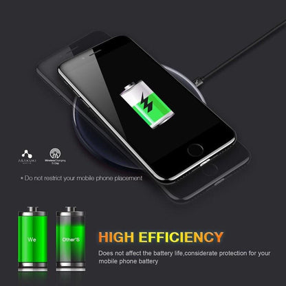 Wireless charging receiver for Type B Micro USB devices by 9eight5, compact accessory for wireless charging compatibility.