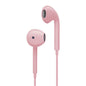 White 9eight5 earphones for phone and tablet accessories, available in five vibrant colors, with in-ear design and tangle-free cable.