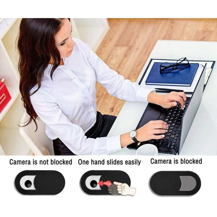 Black 9eight5 camera lens cover and screen protector for camera lenses, providing protection against scratches and dust.